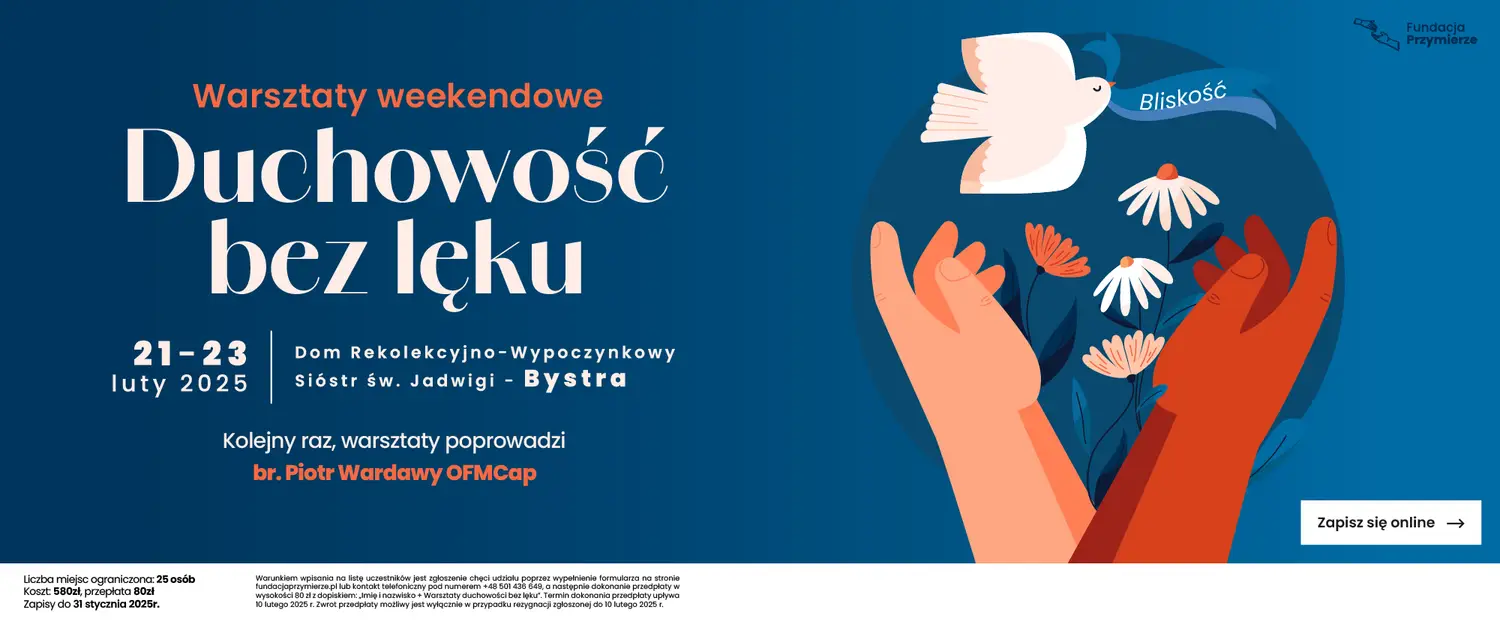 Plakat wydarzenia: Duchowość bez lęku